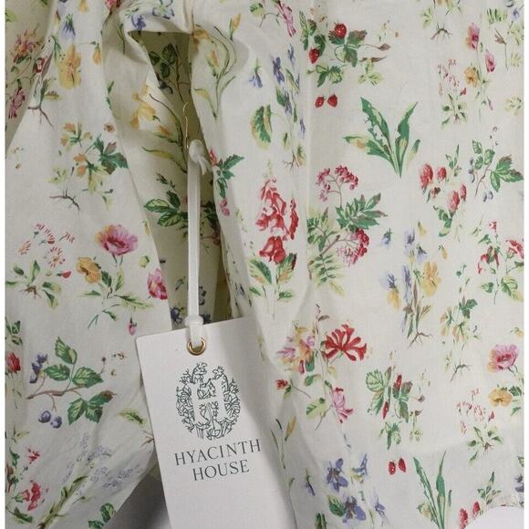 Tuckernuck Hyacinth House Pastel Bouquet Cropped Ruthie Blouse NWT Size XL 0143 - Picture 10 of 11